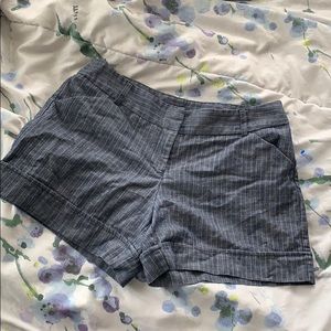 pinstripe shorts